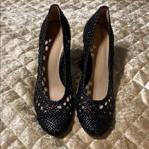 Tory Burch Leather four inch heels 10.5